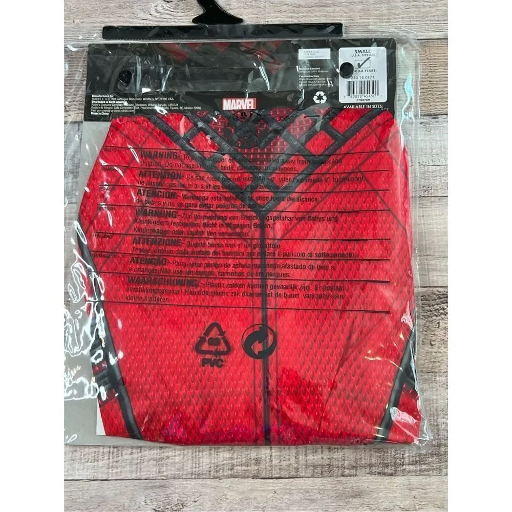 Marvel Legend of the Ten Rings Shang-Chi Halloween Costume‎ Boys Small 4-6 NWT